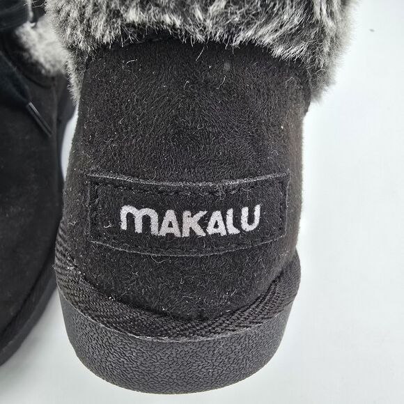 Makalu Rochelle Black Boots Women’s Size 6 warm winter - Picture 5 of 12